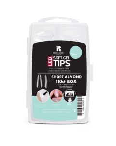 RED CARPET MANICURE LED SOFT GEL TIPS - SHORT ALMOND