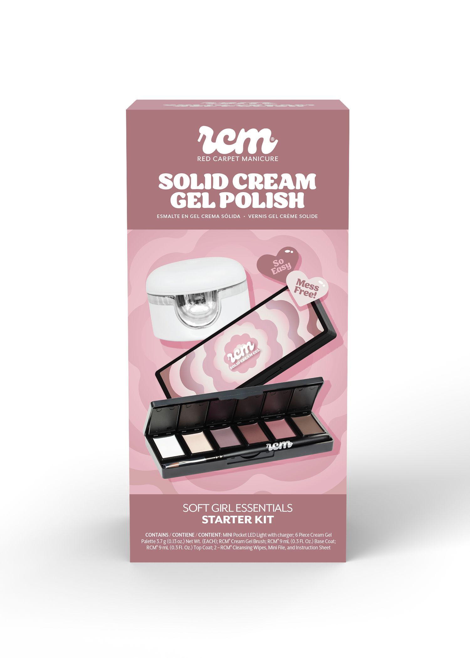 Red Carpet Manicure Cream Gel Soft Girl Essentials Starter Kit
