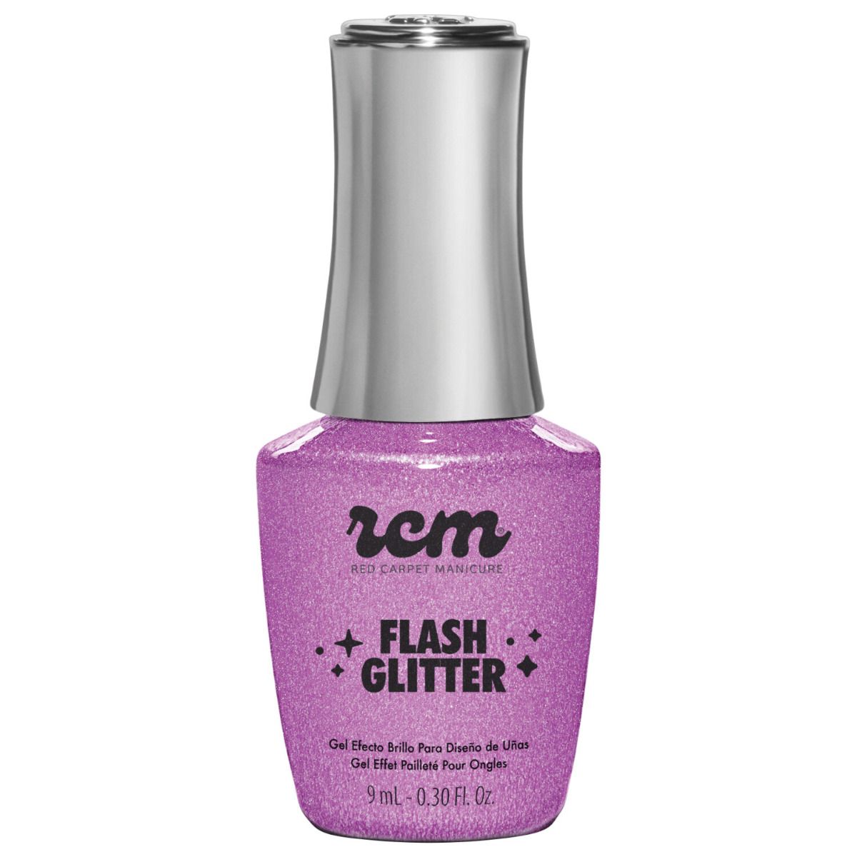 Red Carpet Manicure It's Glow Time Flash Glitter, 0.3 fl oz.
