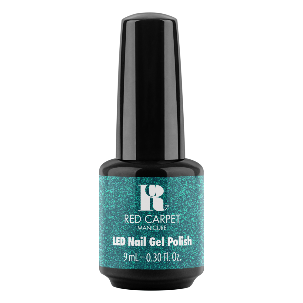 Red Carpet Manicure Shimmering Gown LED Nail Gel Color