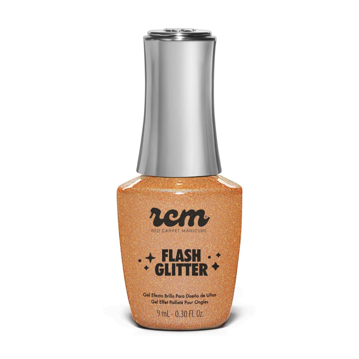 Red Carpet Manicure Iced With Spice Flash Glitter, 0.3 fl oz.