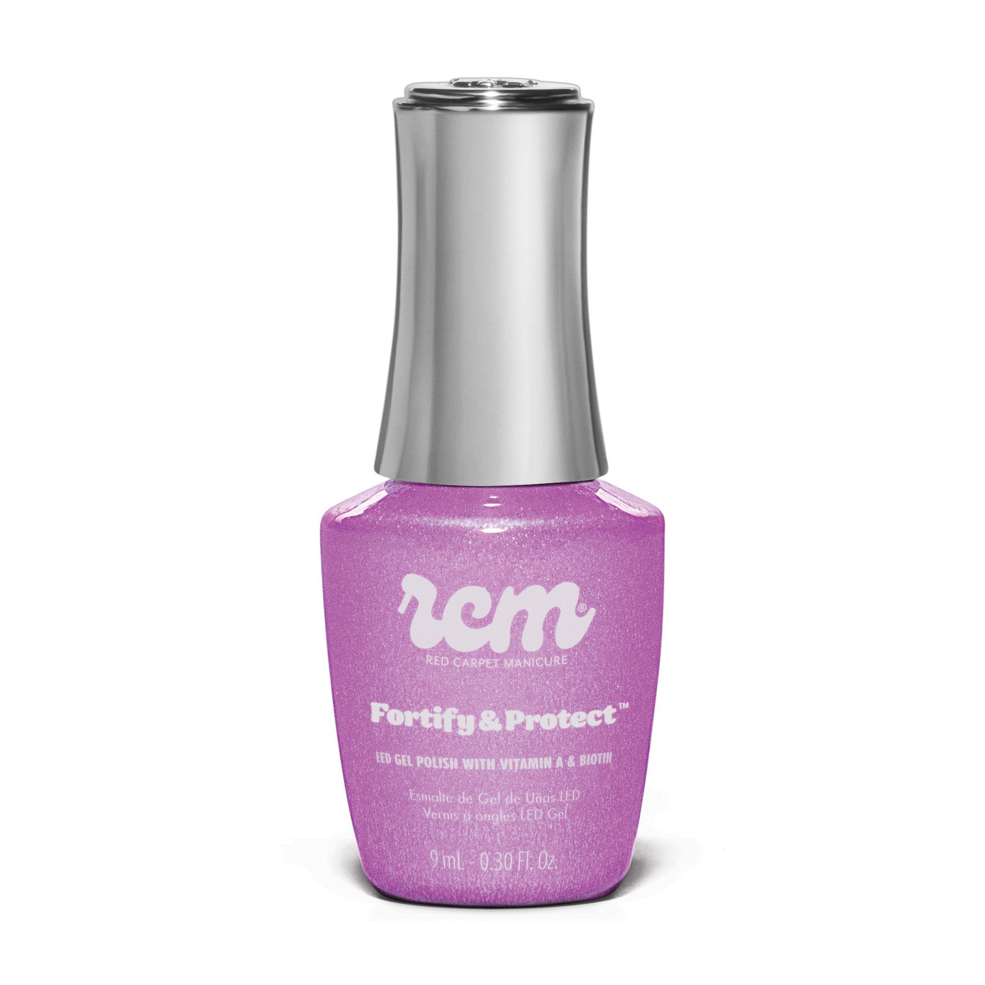 Red Carpet Manicure Fortify & Protect Amethyst Hour LED Nail Gel Color, 0.3 fl oz.
