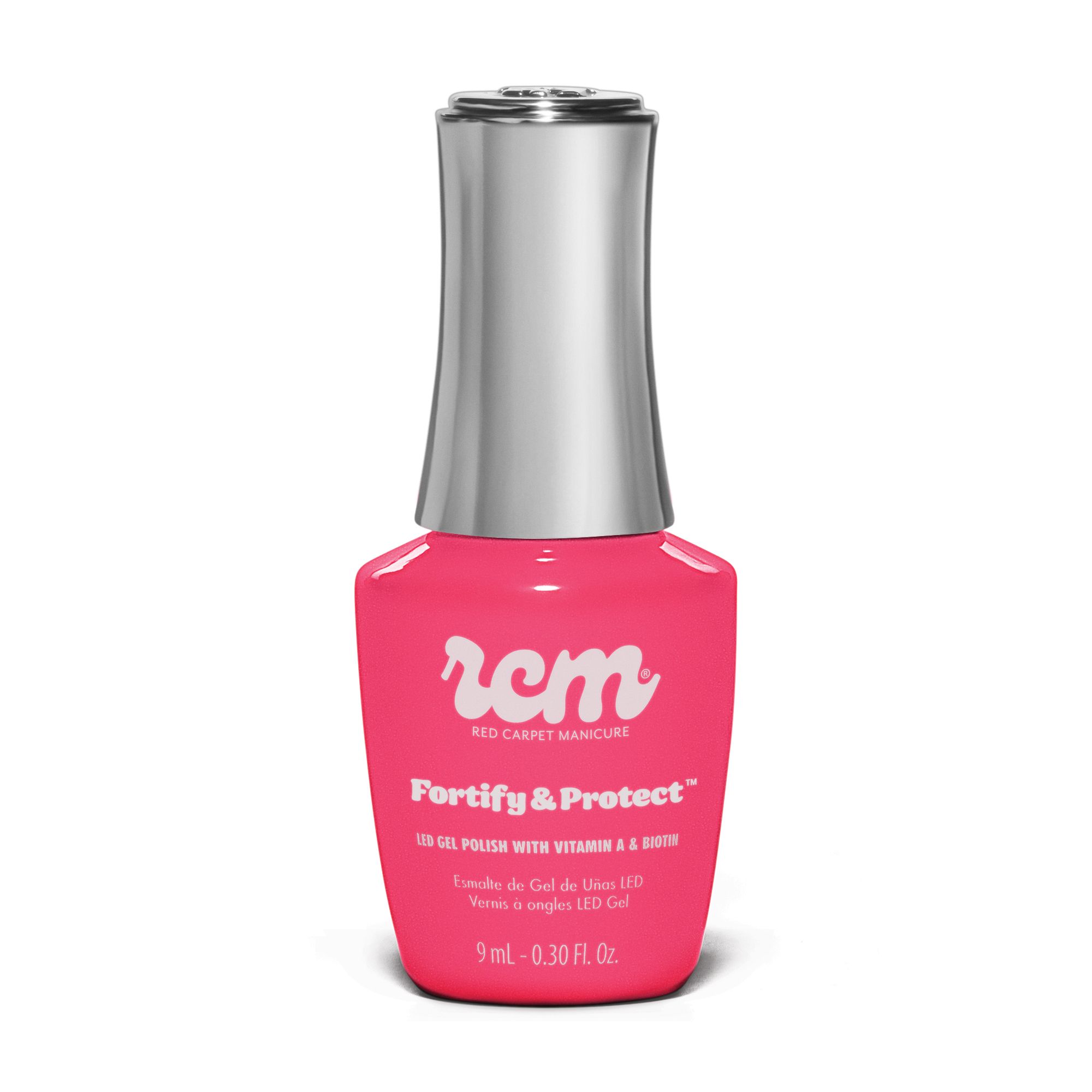 Red Carpet Manicure Fortify & Protect Bite Size LED Nail Gel Color, 0.3 fl oz.