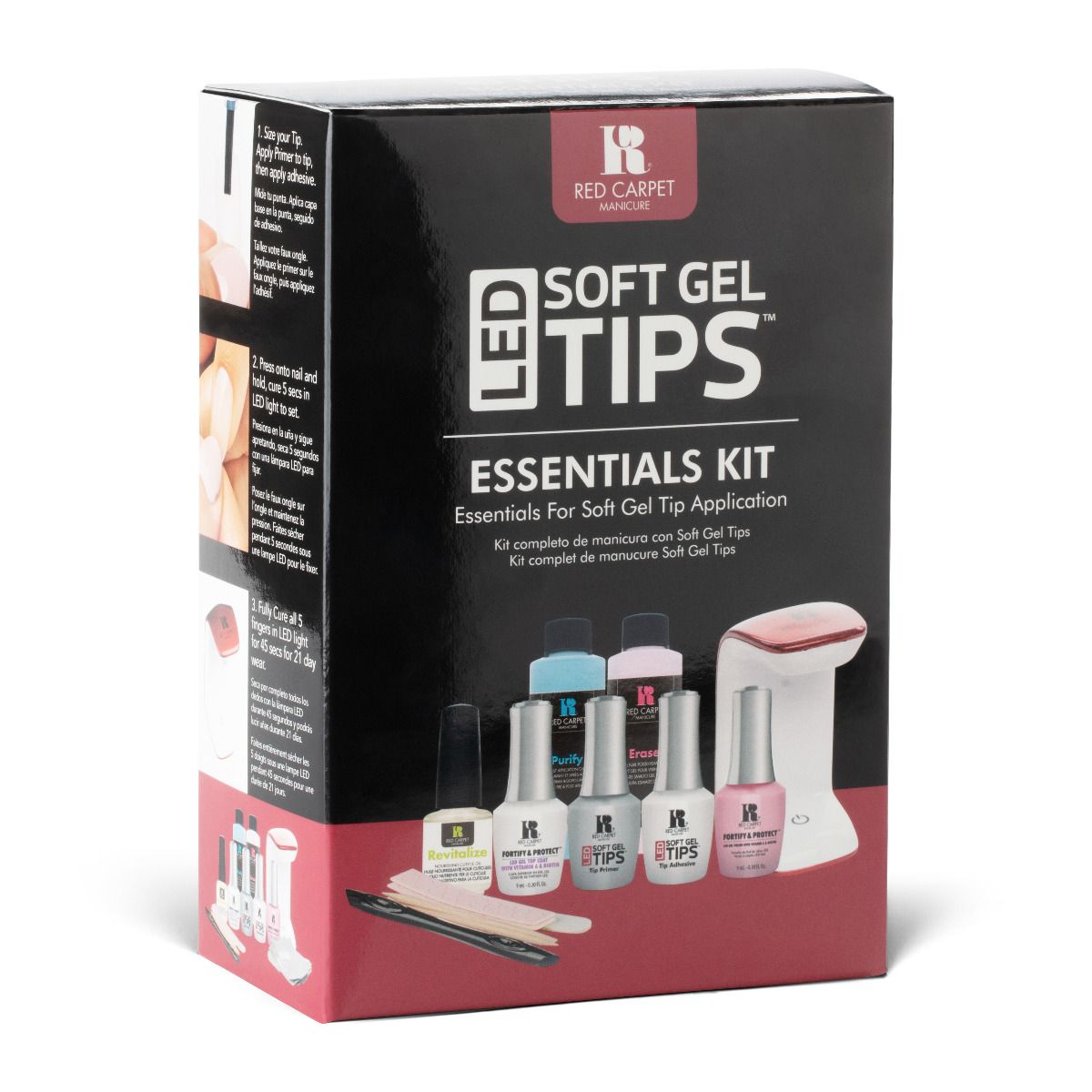 RED CARPET MANICURE LED SOFT GEL ESSENTIALS KIT