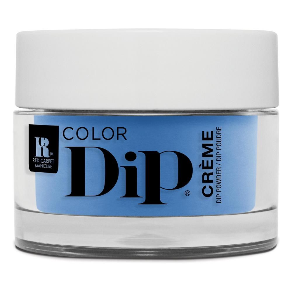 Red Carpet Manicure Color Dip Blockbuster Blue Nail Dipping Powder