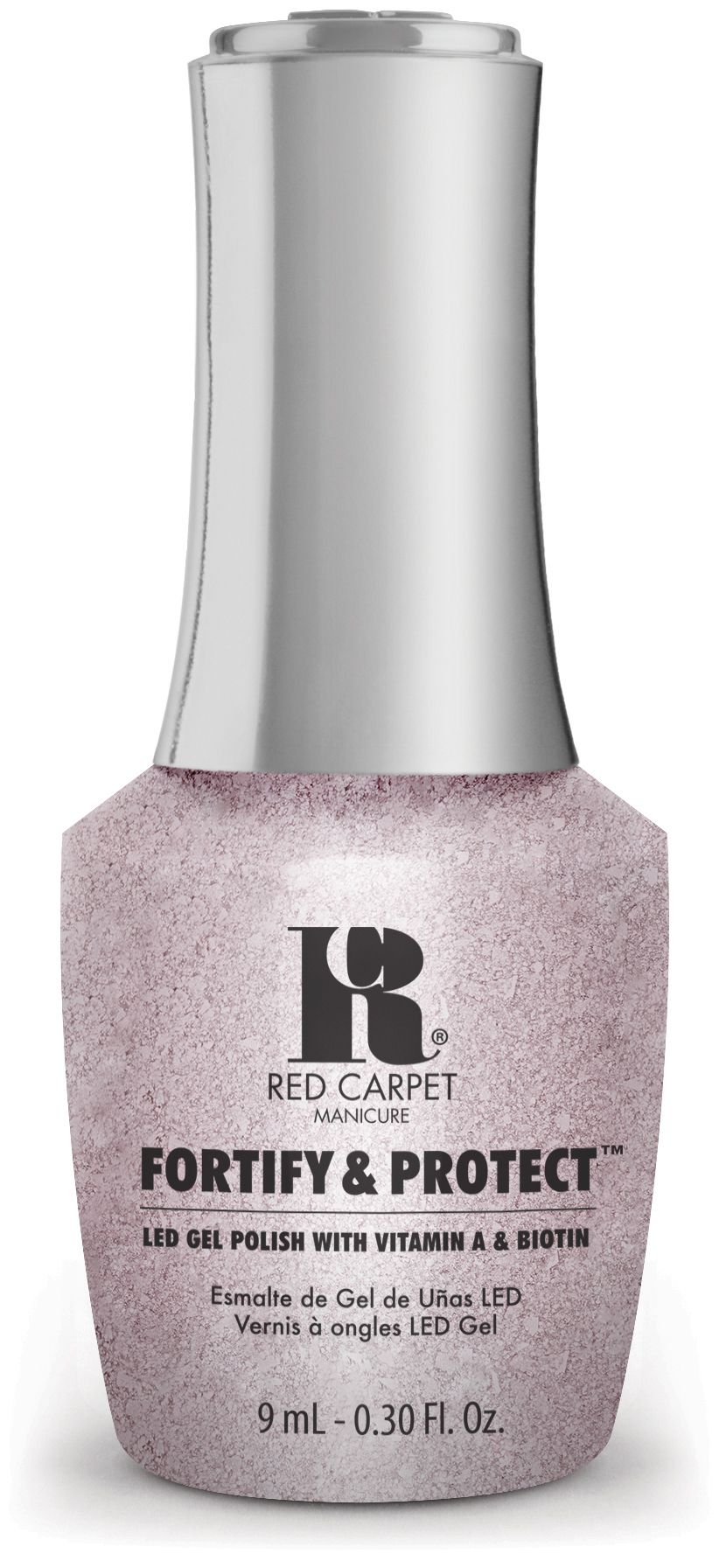 Red Carpet Manicure Fortify & Protect Sparkle In Style LED Nail Gel Color, 0.3 fl oz.