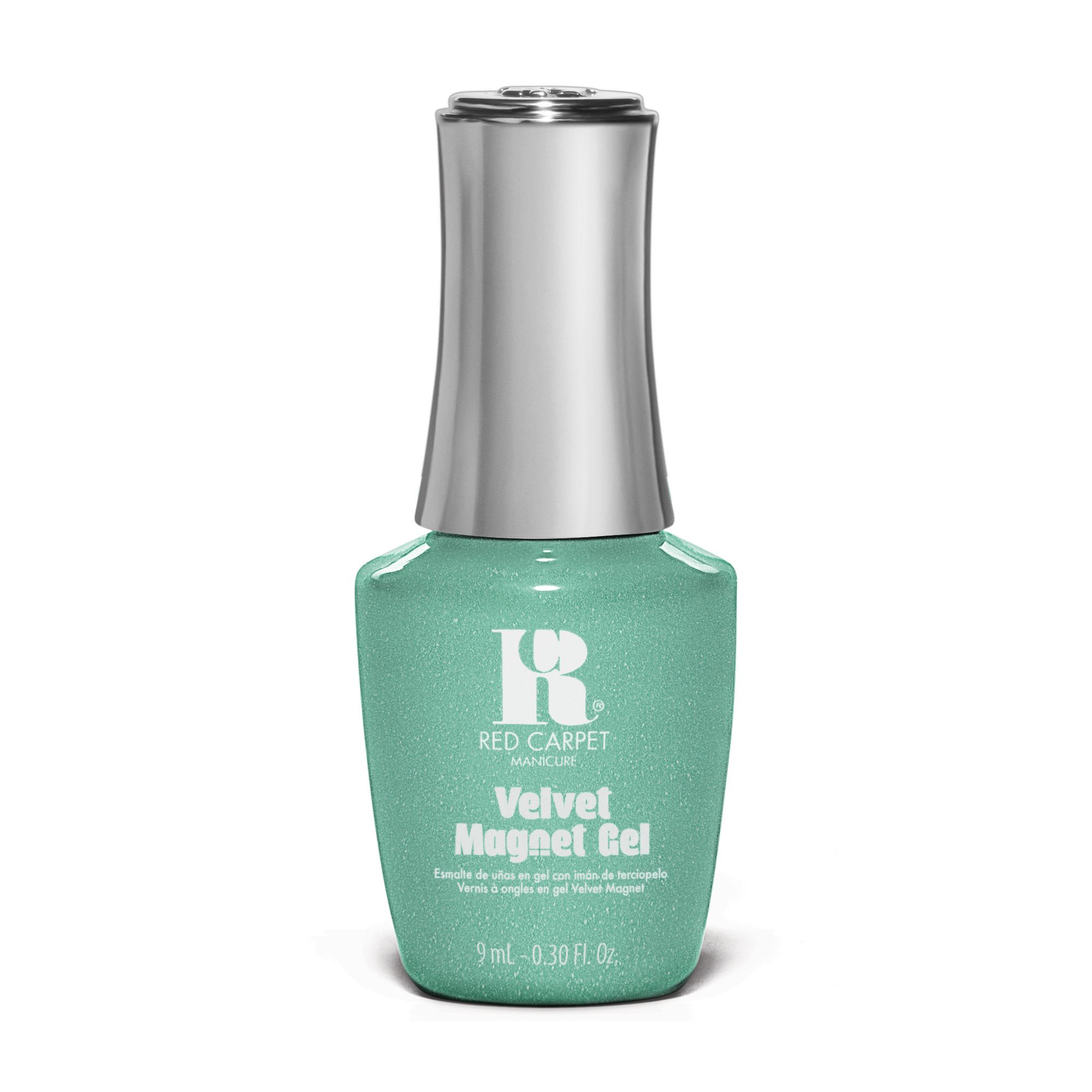 Red Carpet Manicure Mint Magnetism Velvet Magnet Gel, 0.3 fl oz.